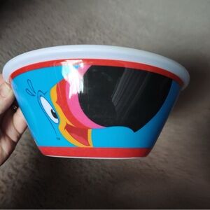 Kellogg’s 2012 Melamine Cereal Bowl Toucan Sam Froot Loops Blue Collectible